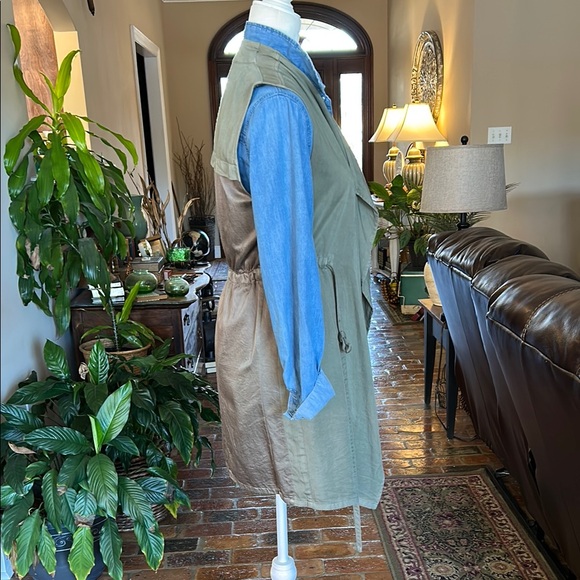 Badgley Mishka waterfall front vest szM - Picture 6 of 12